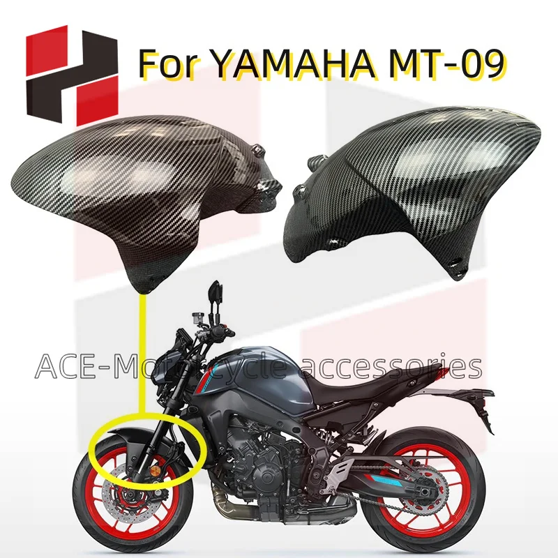 

Fit For Yamaha MT09 MT 09 2021 - 2022 - 2023 Motorcycle Fender Front Mudguard Splash Guard Protector Cover