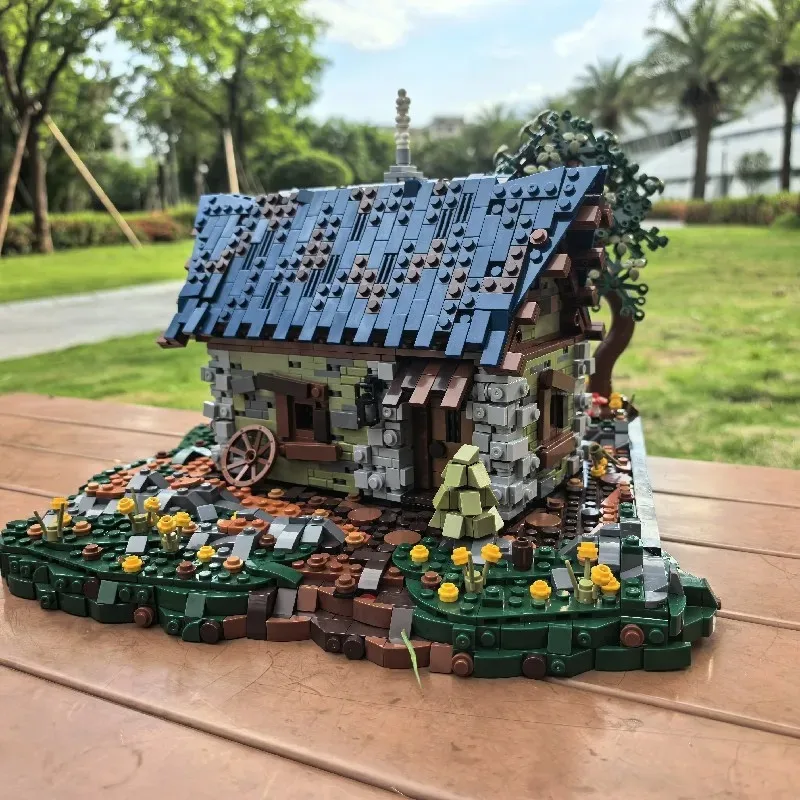 3174PCS MOC Medieval House Building Blocks Retro Street View Modular Construction Bricks Set DIY Assembly Toys for Adult Gift