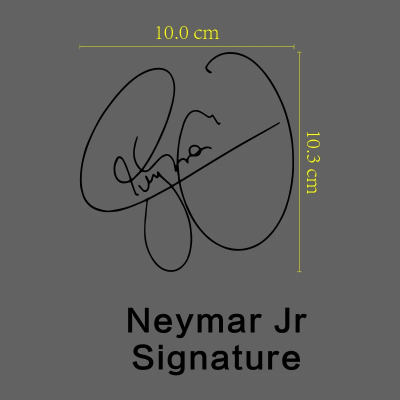 Signatures Iron On Hot Transfer Printing Patches Durable Famous Soccer Star Idol Signature DIY Clothes Patches Stickers