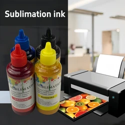 100ML 4Colors/Set Sublimation Ink for Epson Workforce WF-4830 WF-4820 WF-3820 WF-7830 WF-7835 WF-7840 WF-7310 printer