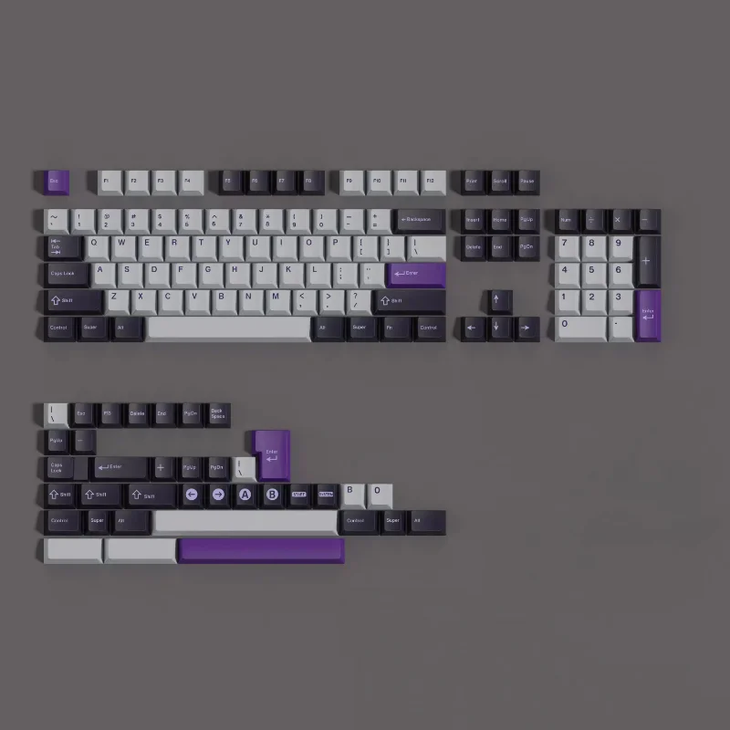 GMK NTD Keycaps Set Cherry Profile Keycap PBT 5-Sided Therm Sublimation Key Cap for Mechanical Keyboard Custom Gaming Accssories