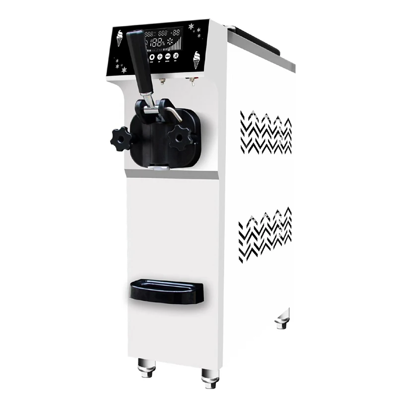 Máquina de sorvete 12L/H 900W Tailândia Máquina de sorvete macia com com compressor de marca