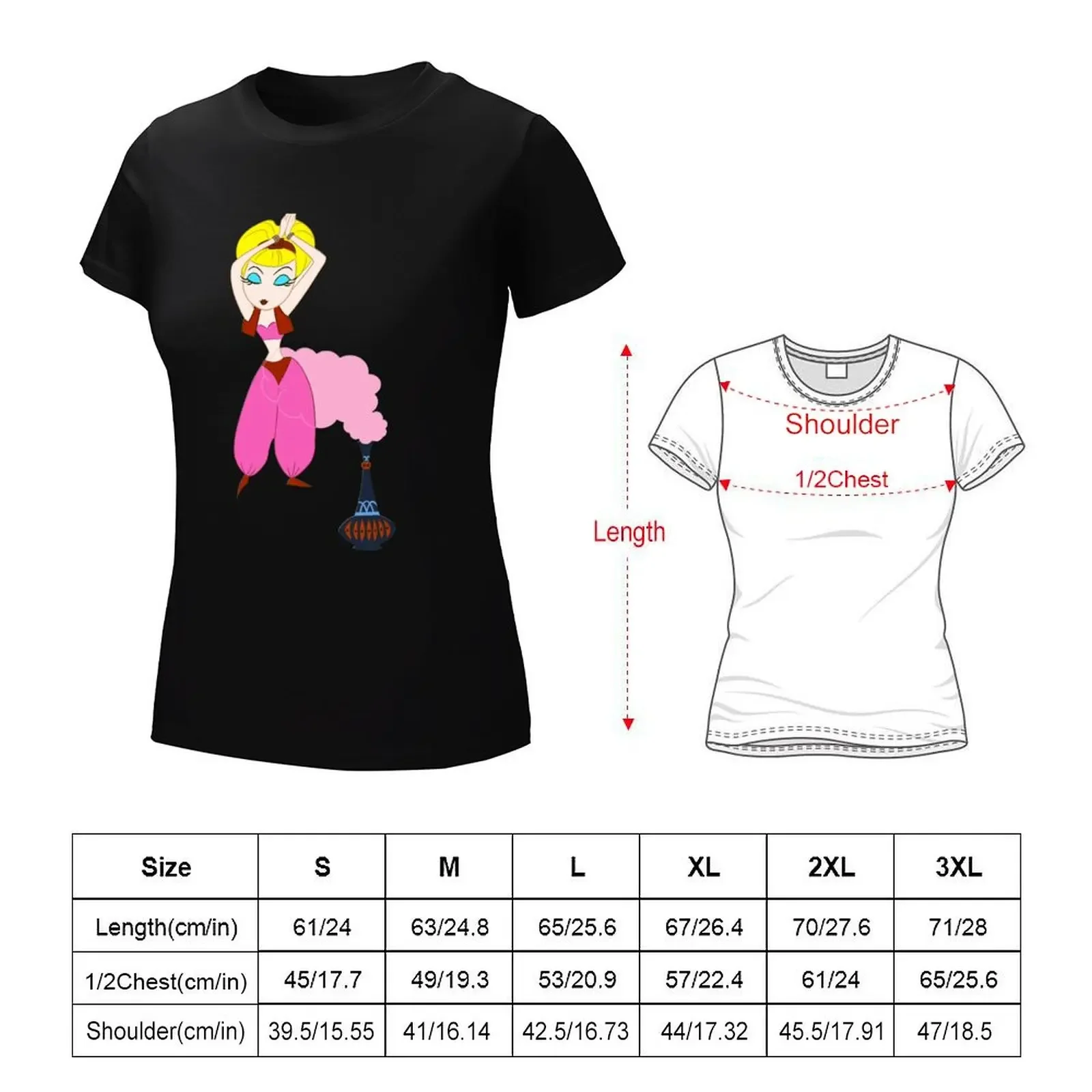 I Dream of Jeannie T-Shirt quick drying customs design your own sublime anime Women t-shirts