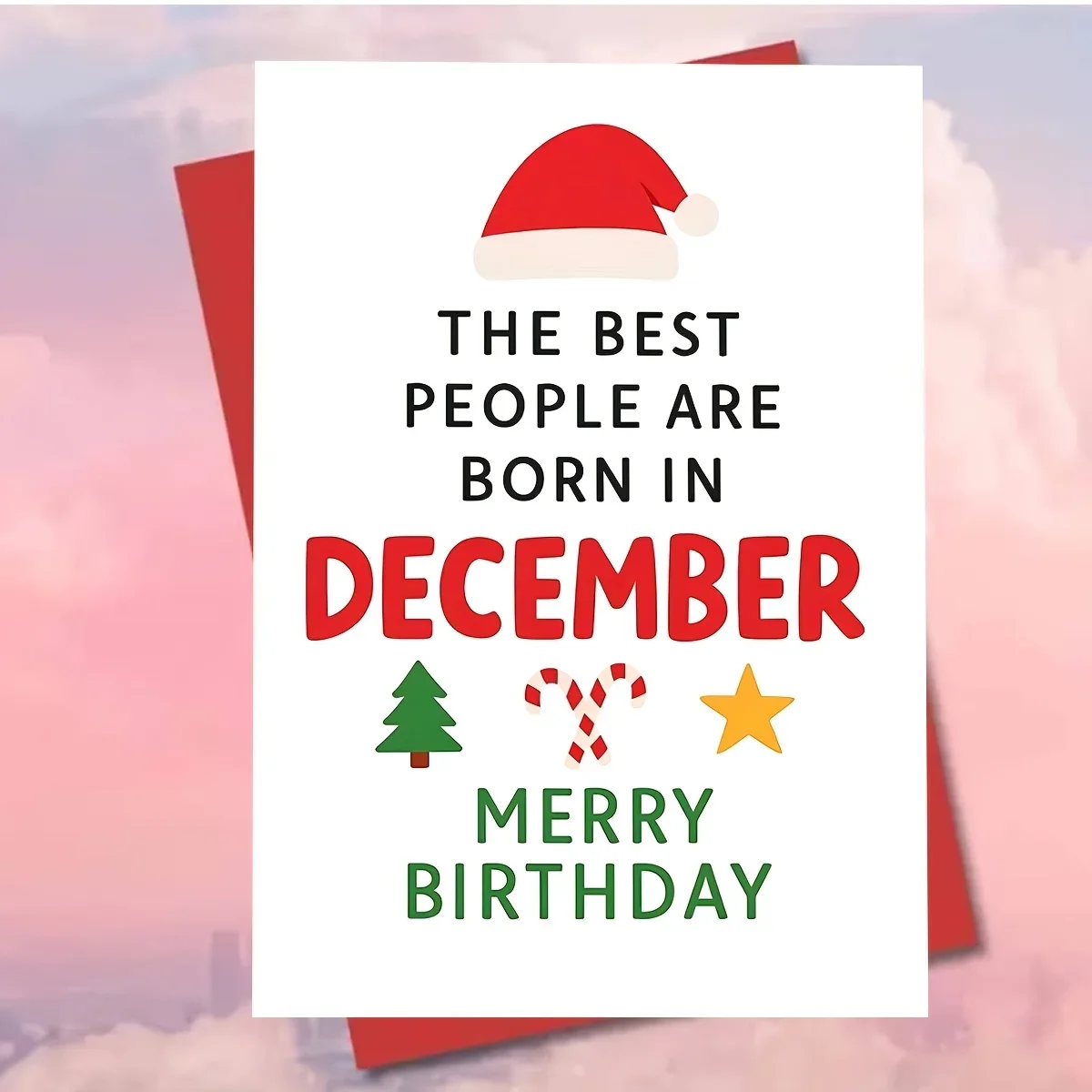 Encouraging Christmas Greeting Card: 
