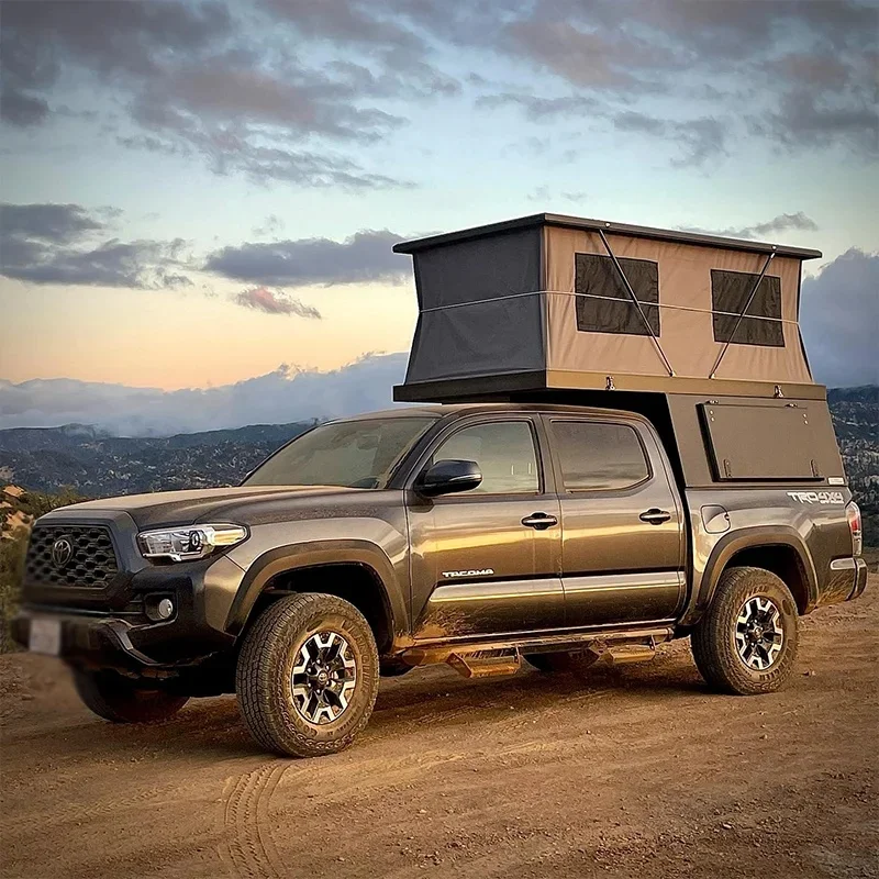 Soft Pop Up Roof Top Tent Lightweight Pickup Truck Cover Hilux Ranger