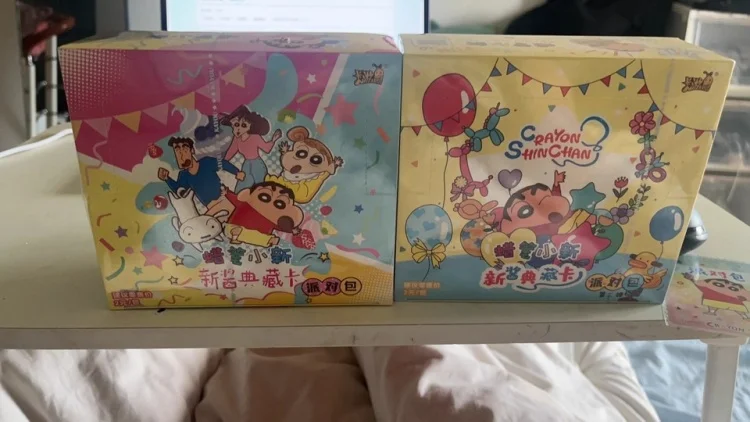 Kaartspel Echt Crayon Shin chan Kaartverzameling Kaart Plakken Prominent Pack Vierde Bullet Tien Yuan Xin Xiang Yin Periferie