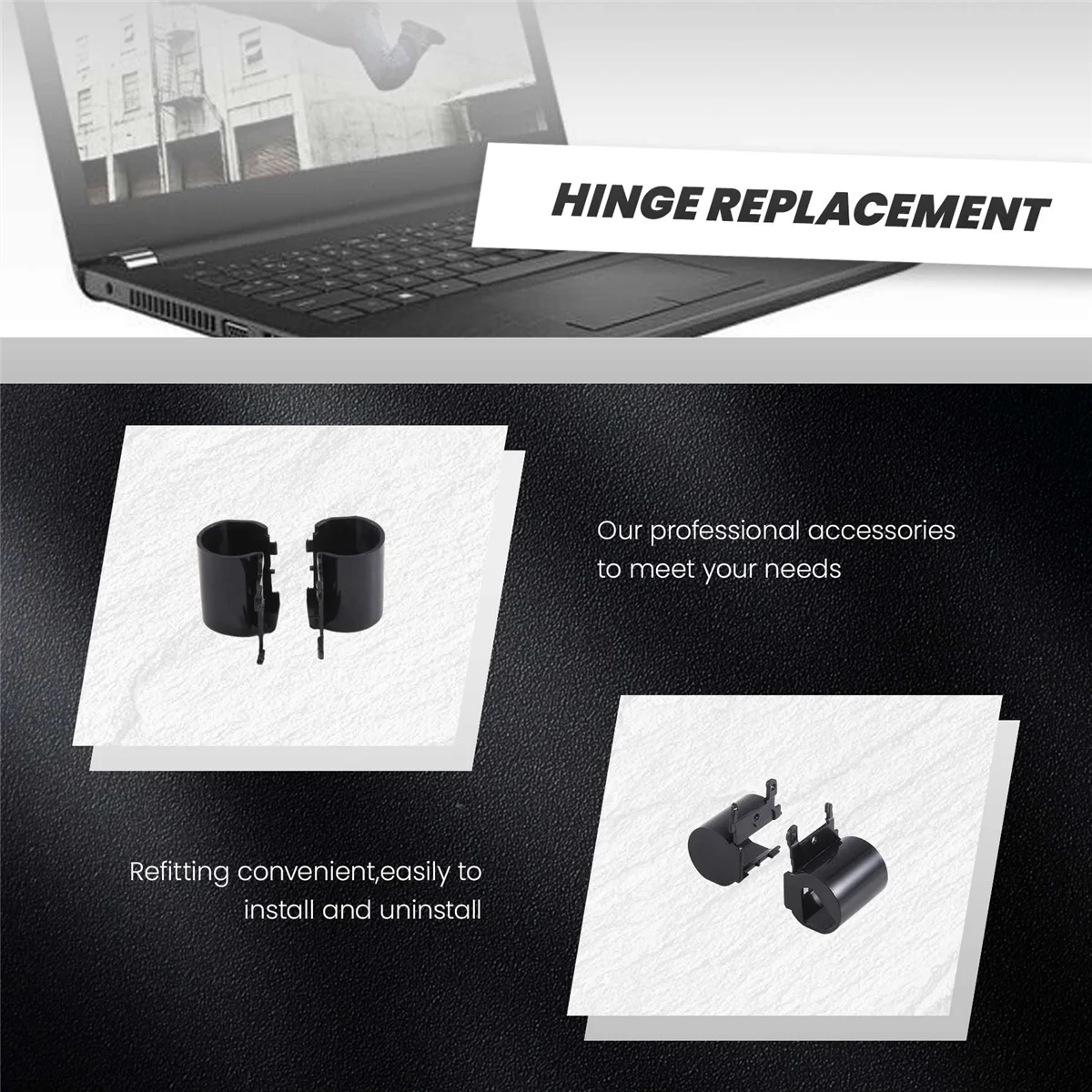 AAA87 2 шт. подходит для HP 15-BS 15T-BS 15-BW 15Z-BW 250 G6 255 G6, крышка шарнира ноутбука, крышка вала экрана