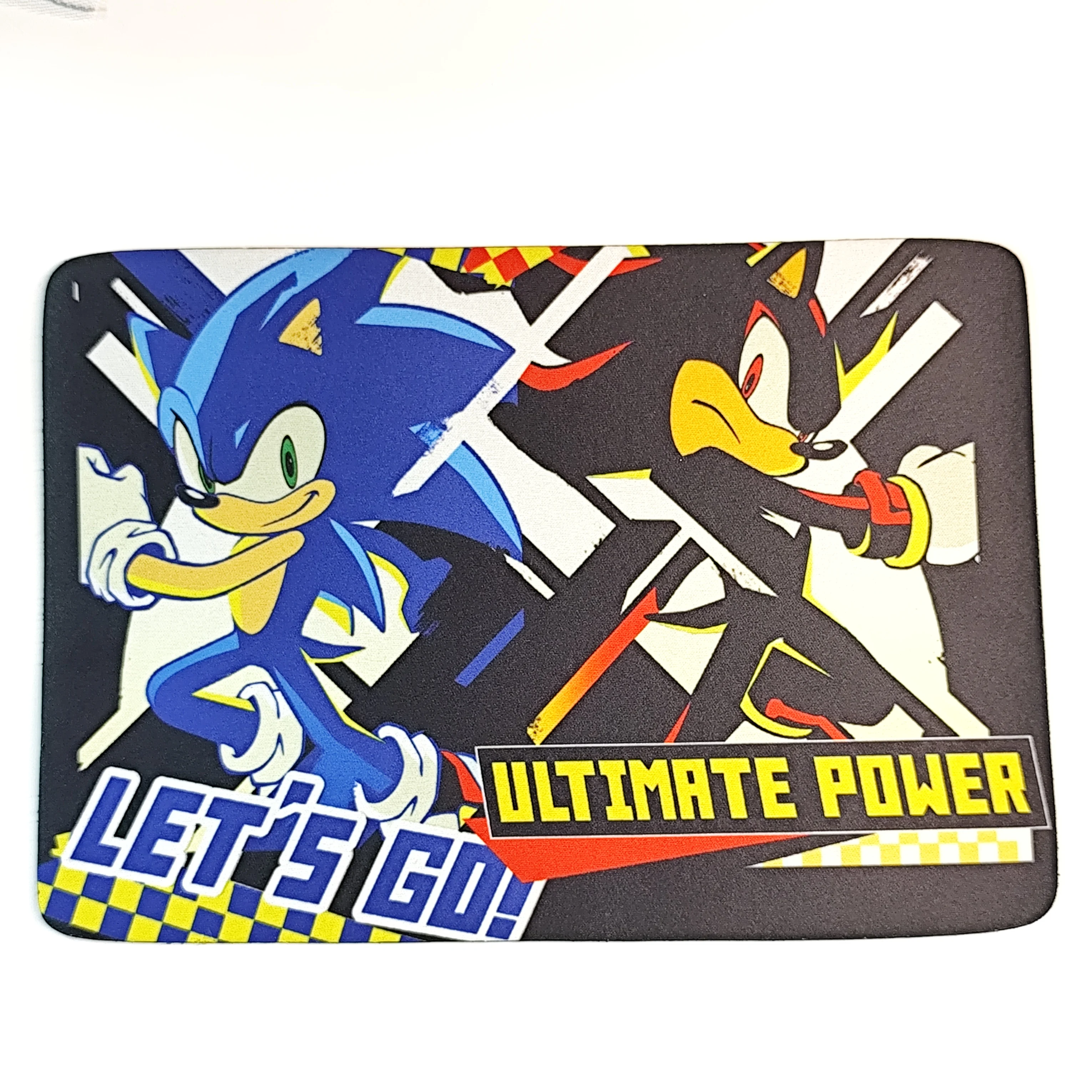 

Sonic - themed mouse pad with iconic characters. Ensures smooth tracking for gaming/work.