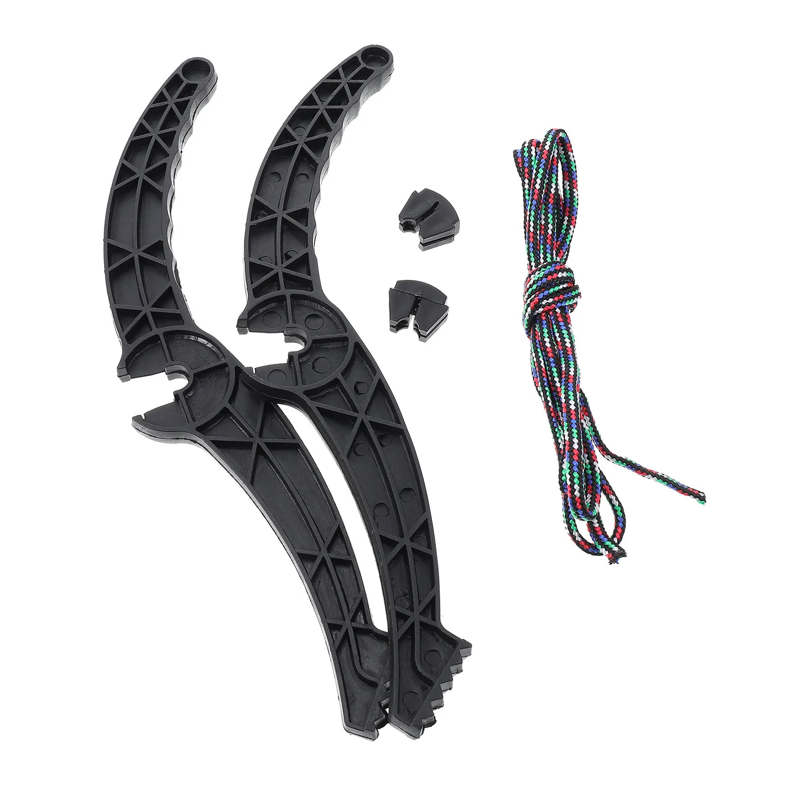 

Пара противоскользящих пластиковых ручек-тормозов для лыж и санок, рычаги тормоза для снегоходов, аксессуар для уличных санок, противоскользящие ручки