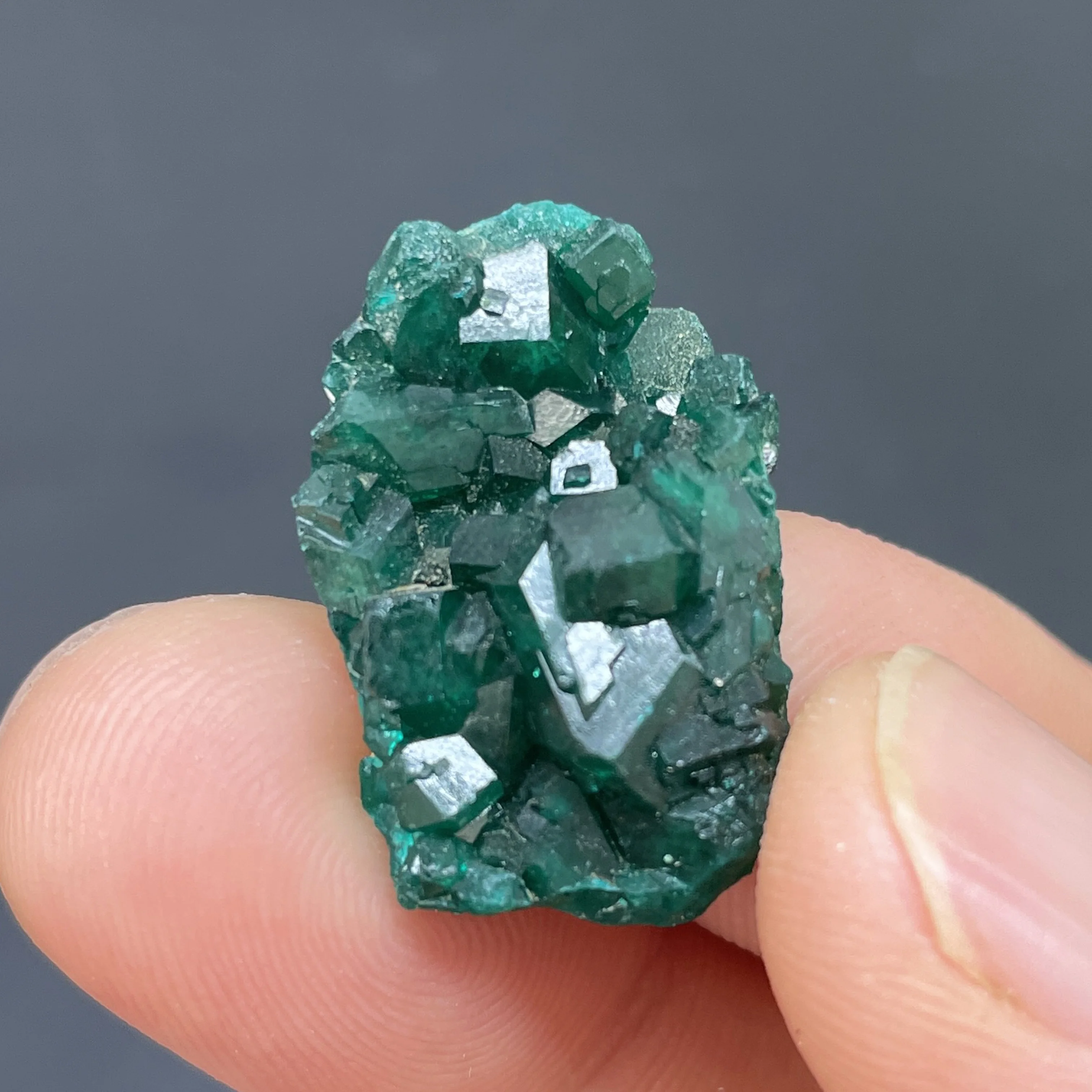 Natural Congo Green Dioptase Mineral Specimen Crystals Quartz Healing Stone Teaching Collection Home Decor M1-18