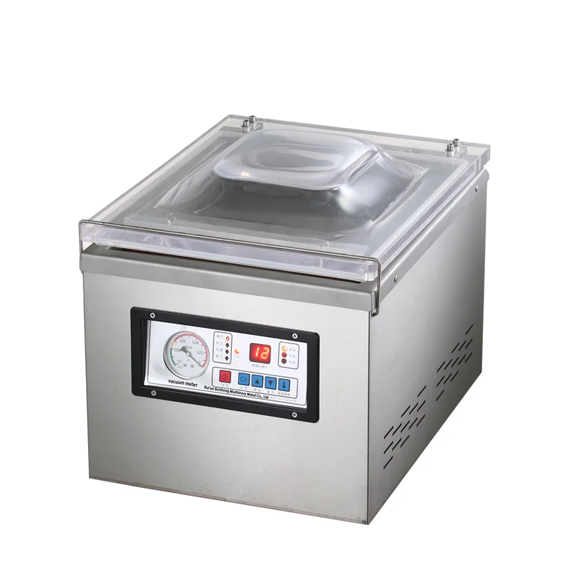 DZ300 Automatic Desktop Single Chamber Nitrogen Flushing Meat Vacuum Packaging Machine