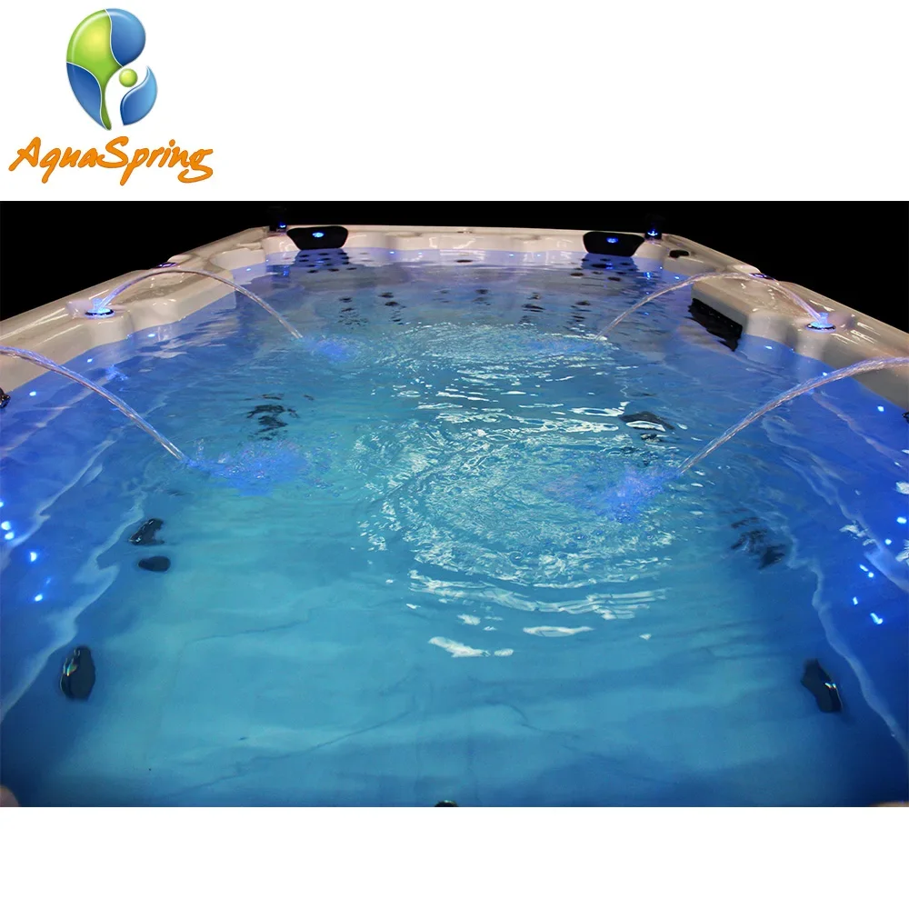 Bak Mandi Spa Renang Luar Ruangan yang Kuat Bak Mandi Air Panas Besar untuk Kolam Renang