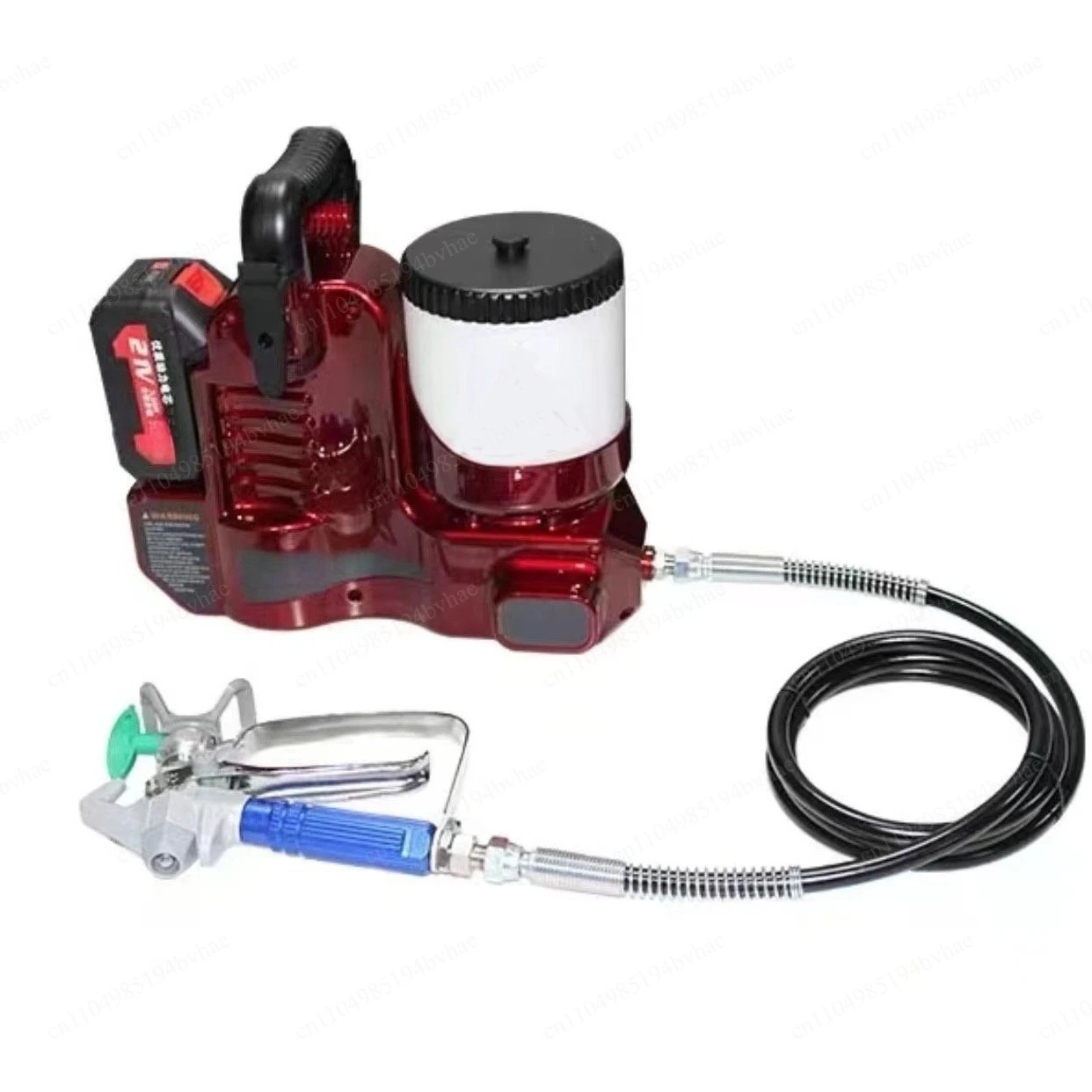 Waist style lithium battery handheld repair spray machine, high voltage airless charging, convenient plunger
