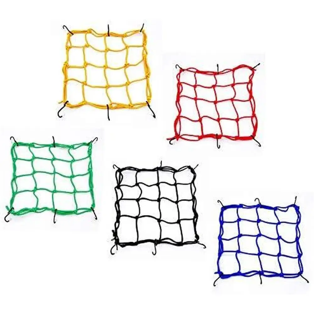 

Net Helmet Rope Motorcycle Luggage Net Cargo Net Helmet Rope Storage Bag Twine Holder Tank Mesh Adjustable Hooks Luggage