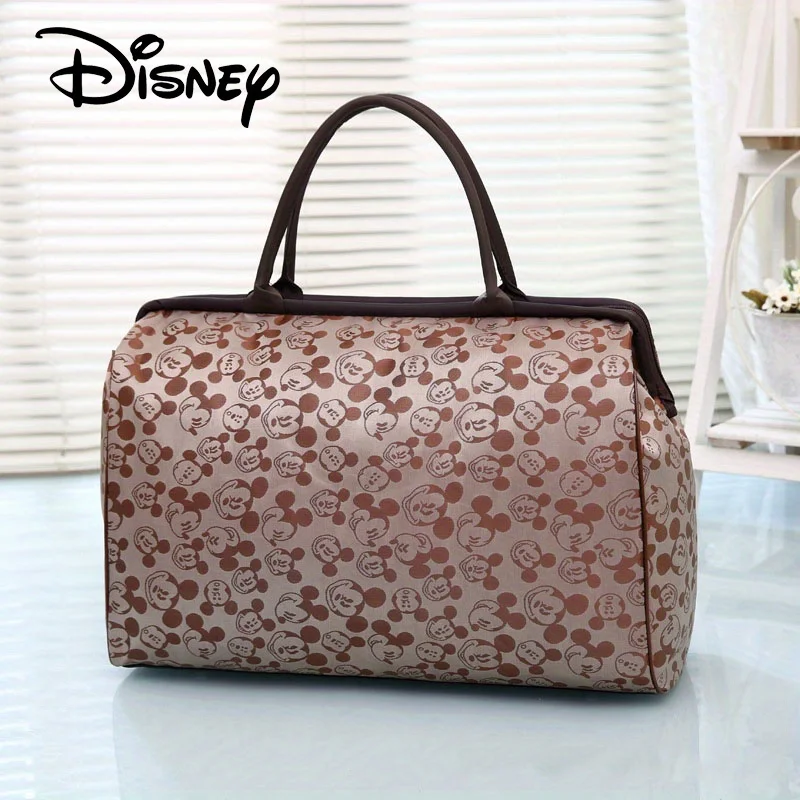 1pc  Mickey print waterproof handbags, large-capacity handbags, travel bags, suitable for short-term business trips