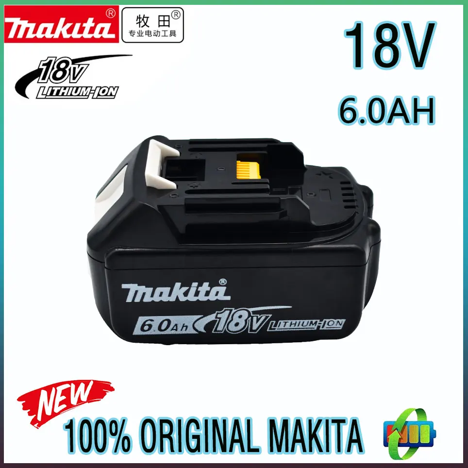 

Makita Original 6Ah/5Ah/3Ah/4Ah for Makita 18V Battery BL1830B BL1850B BL1850 BL1840 BL1860 BL1815 Replacement Lithium Battery