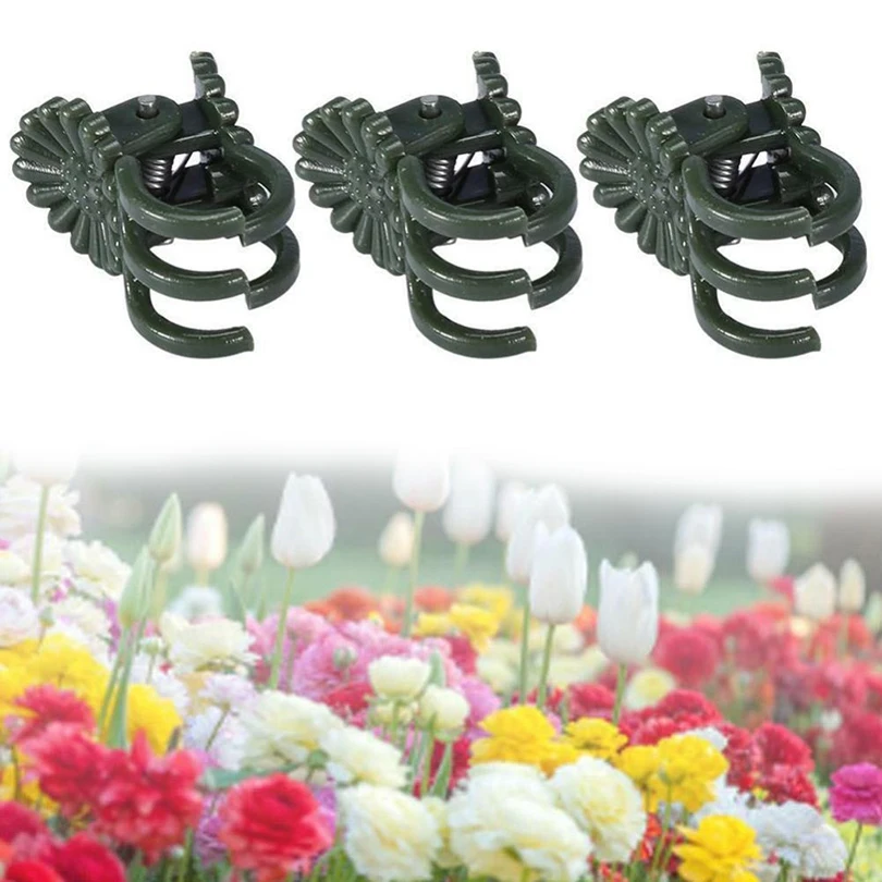 20/50/100PCS Plant Clips Vine Clamp Plant Support for Grafting Tomato Butterfly Orchid Flowers Clip Garden Accessories Tools