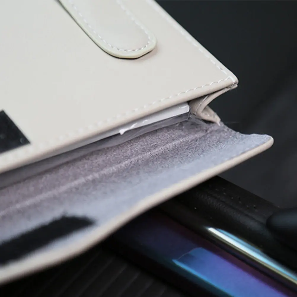 Sunshade Tissue Box for Car Interior Hanging Style Napkin Storage Container with Large Extraction Hole Space Saving