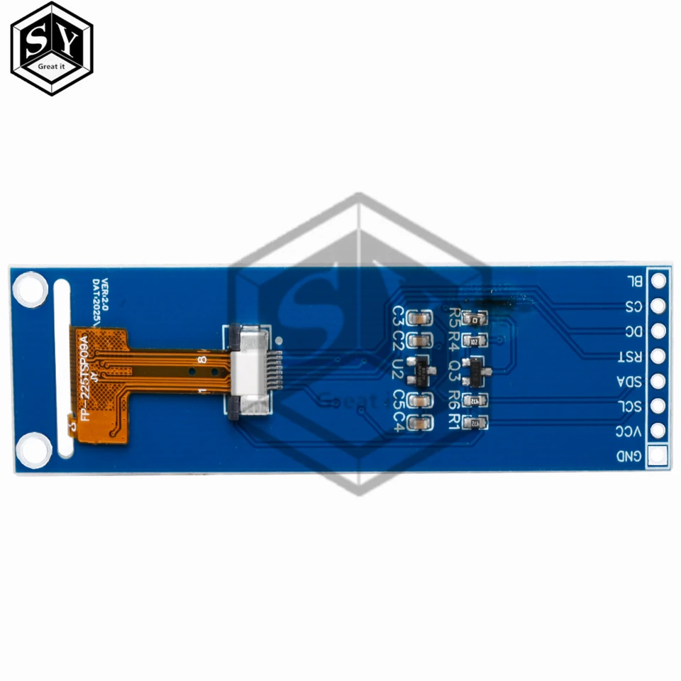 Module écran LCD TFT 2.25 ST7789 76 * 284 module écran Full Module écran LCD TFT 2.25 ST7789 76 * 284 module écran Full