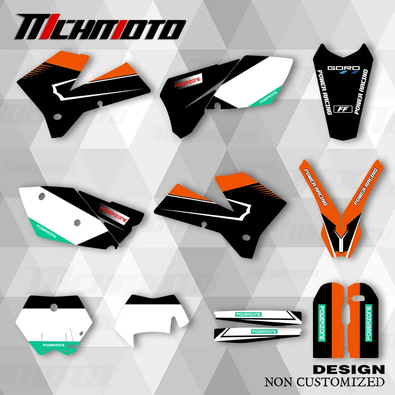 

MCHMFG новый стиль графические наклейки наборы наклеек для KTM EXC 2005 2006 2007 SXF 2005 2006 XCF 2006 2007