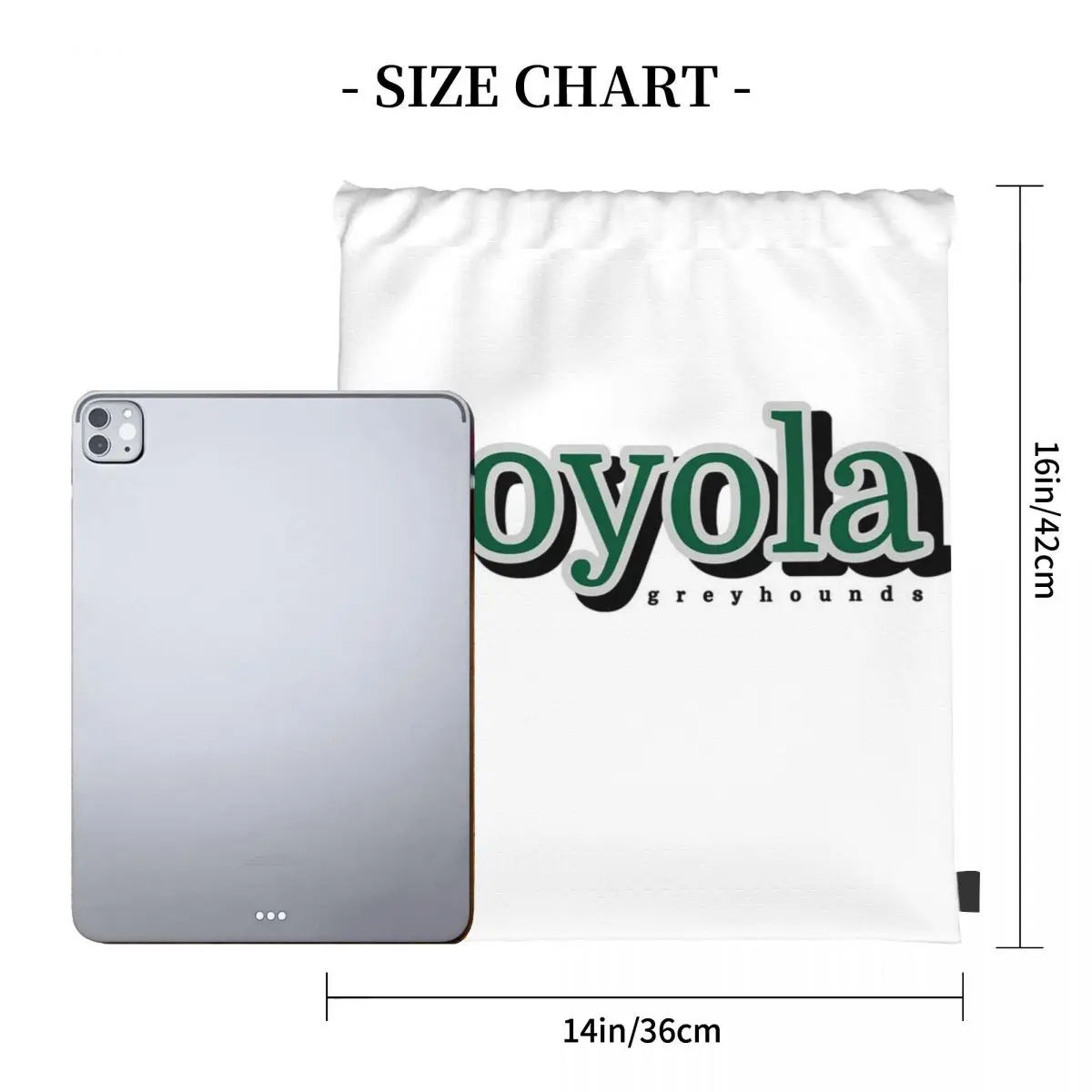 Loyola University Maryland Backpacks Portable Drawstring Bags Drawstring Bundle Pocket Sports Bag Book Bags For Man Woman School