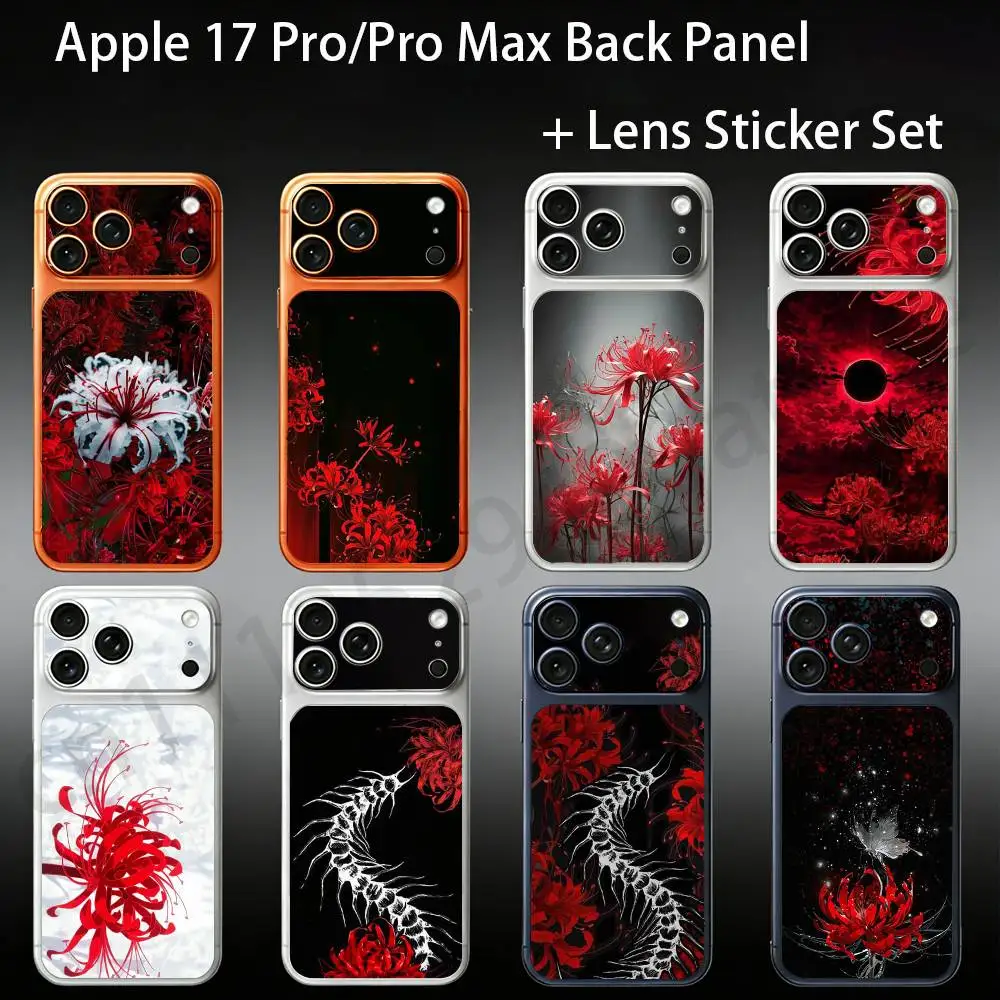 

Ghoul Red Spider Lily Tokyo For iPhone 17proMax/17pro Full Cover Decal Skin Wrap Colorful Rear Protective Sticker Film