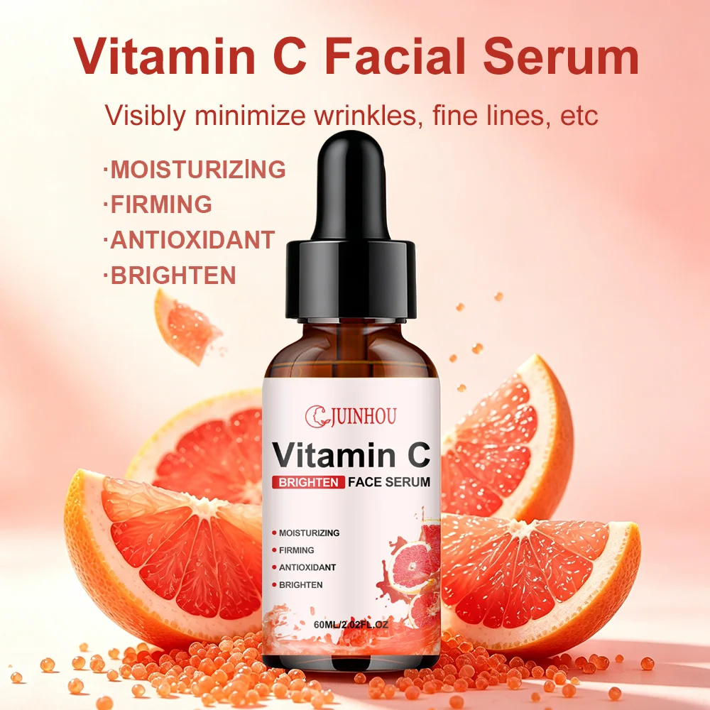 JUINHOU Vitamin C Brightening Face Hydrating Moisturizer Serum  Deep Hydration Brighten Skin Boost Radiance For All Skin Types