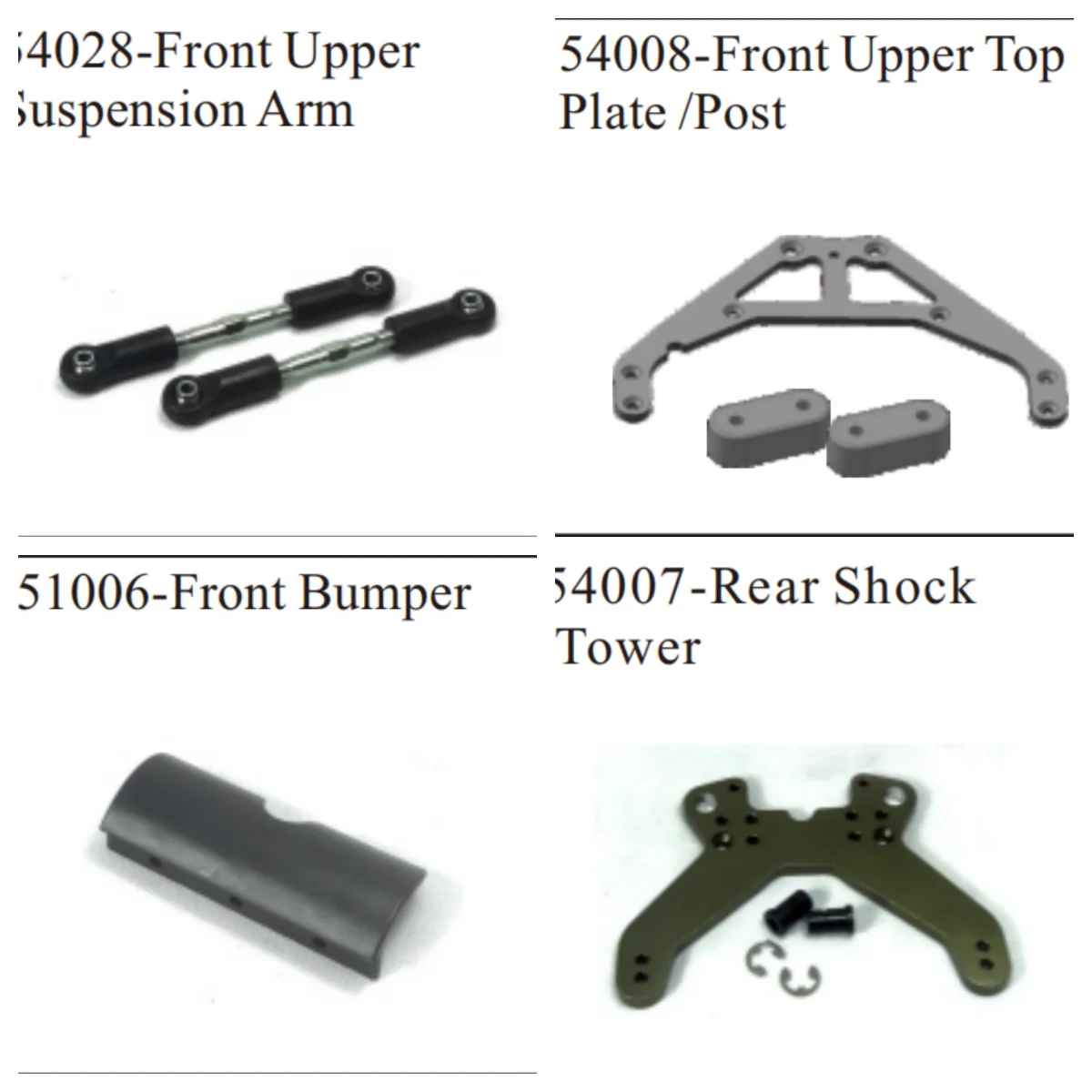 

Запасные части HSP 54028 54006 54007 54008 для внедорожников 94054 1/5 4WD