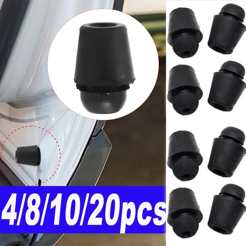 20PCS Car Door Panel Trunk Snap Hood Trunk Shock Absorption Snap Cushioning Rubber Pier Door Shock Absorption Pad  Auto Parts