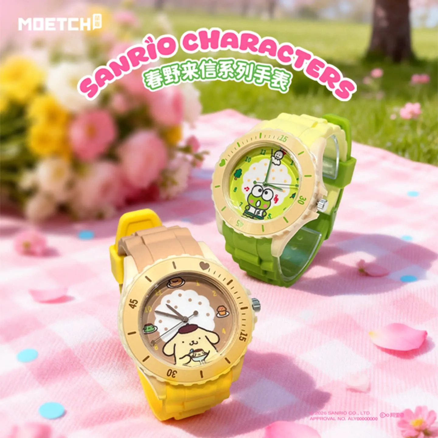 

New Spring Letter Blind Box Watch Hello Kitty Cinnamoroll My Melody Hangyodon Cute Watch For Girls Student Lovely Birthday Gift