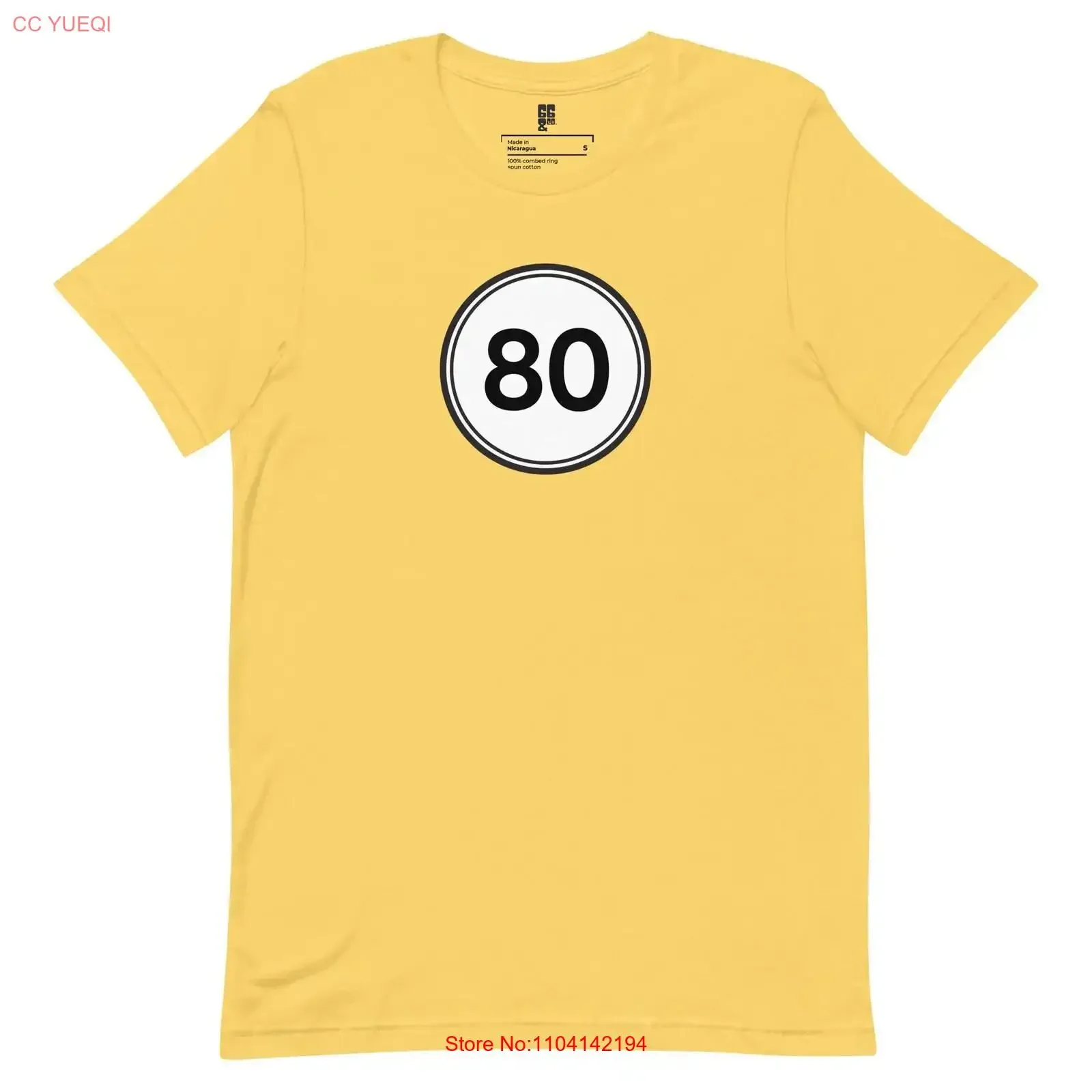 Generation X Racing Number 80 1980 Adult  T Shirt 4 Colors vintage Washed homme Stylish streetwear graphic Slightly Stretched