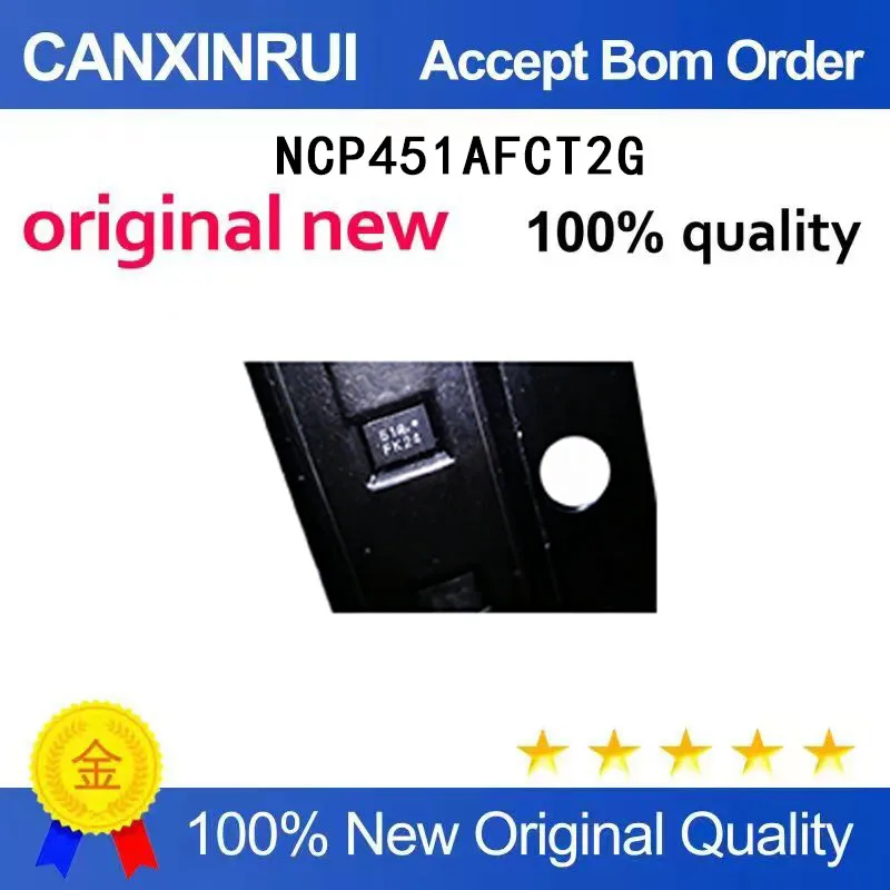 

(5-100 Pieces) Brand new original NCP451AFCT2G NCP451A printed wire 51A BGA spot chip