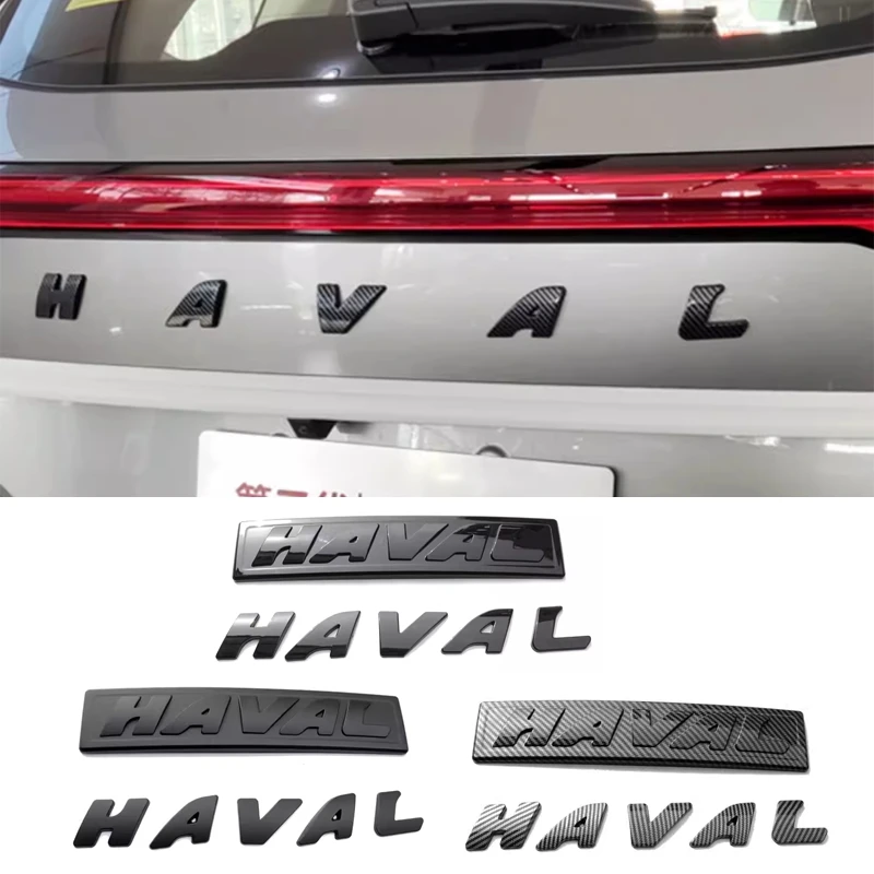 Front Grille Hood Logo Stickers For Haval H6 Front Rear Trunk Styling Emblem Paste Car Accessories