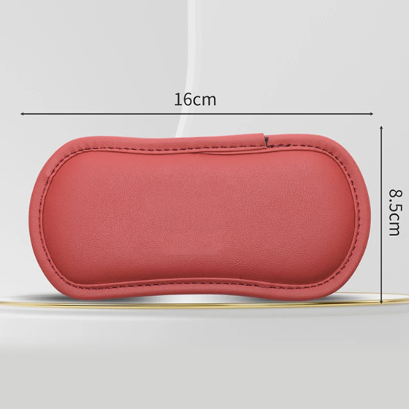 Car Pillow Cushion Armrest Pad Universal Thigh Support Accessories Leather Car Leg Cushion Elastic Memory Foam Knee Pad