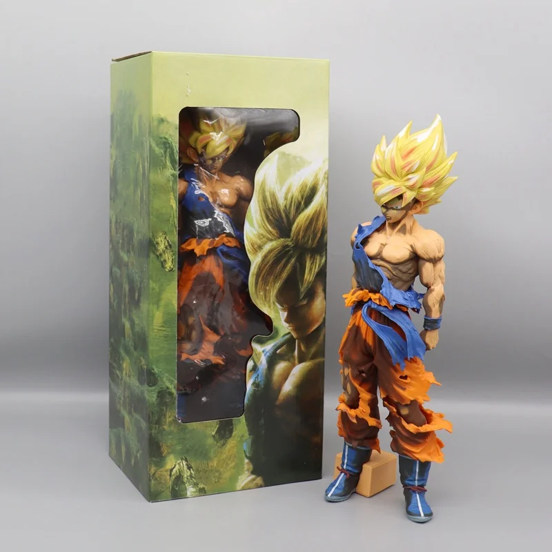 Dragon Ball Son Goku Divine Dragon Handmade Model Anime Doll Accessories Tabletop Make A Wish Decoration  Christmas Kids Gift