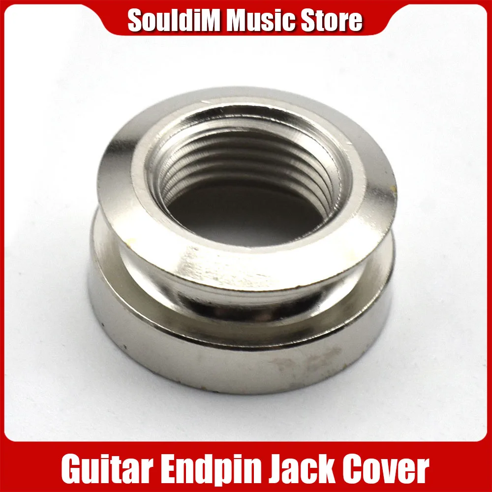 Guitar EQ Threaded Cylinder End Pin Jack Threaded Buckle Cover Strap lock Head Top Cap Tip Guitar Bass Guitar Parts