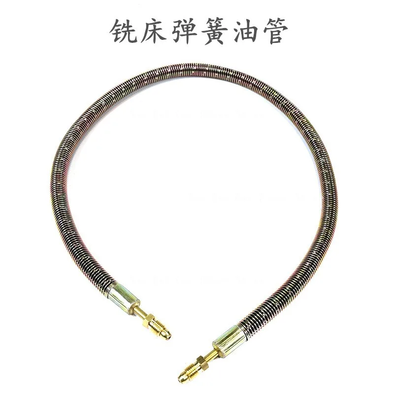 Suitable for Turret Milling Machine Accessories Spring Telescopic Oil Pipe Y8 Hand Pump Lubricating Oil Pipe Hand Pressure Hose