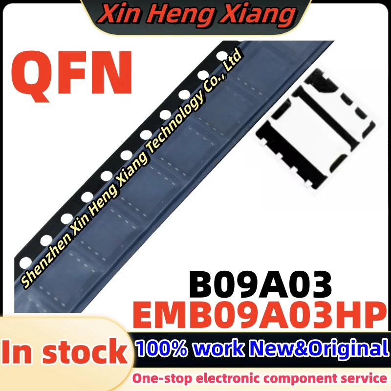 (10pcs)EMB09A03HP EMB09A03 B09A03 QFN-8