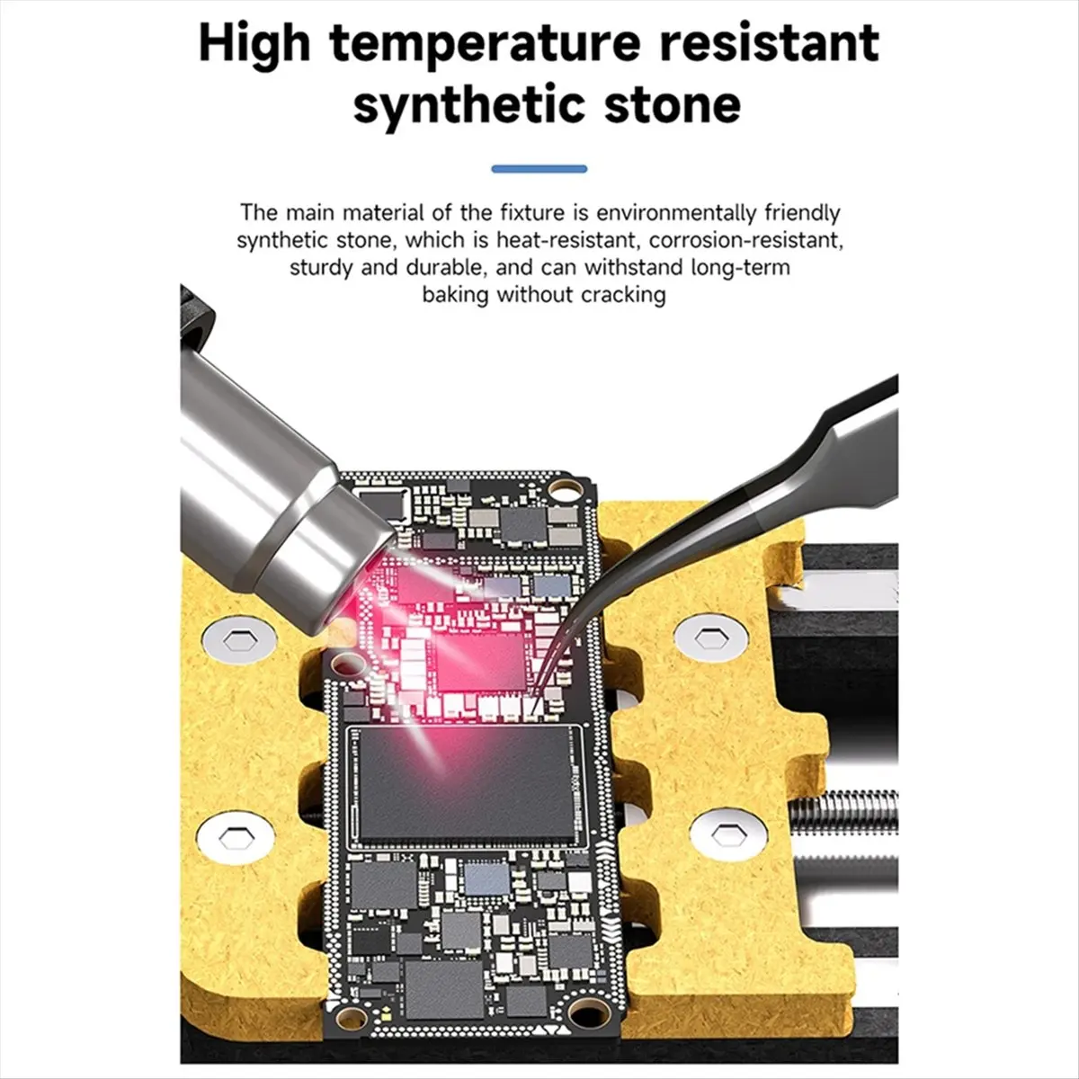 

KSOL Universal S3 Multifunctional Mobile Phone PCB Holder Heating Clamping Fixture for Phone Motherboard Desoldering Repair