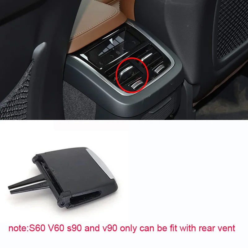 For Volvo XC90 XC60 S90 V90 S60 V60 Air Conditioning Vent After Replacing the Air Outlet Paddlerear Exhaust Vent