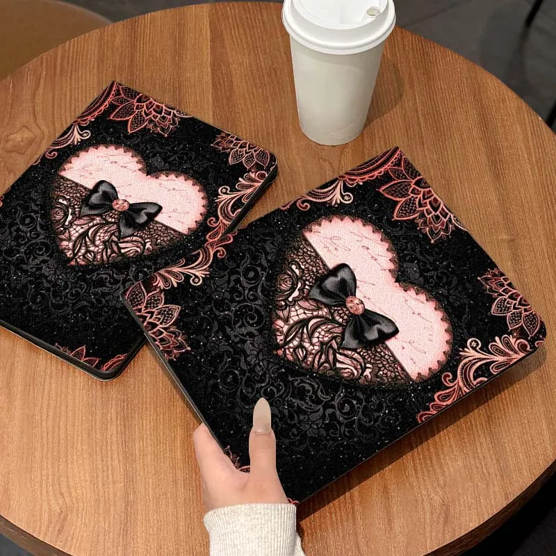 

Luxury fashion dark Love For Honor Tab Pad MagicPad Tablet 6 7 8 9 10 13 V7 V8 X8a X9a X9 X8 GT GT2 Pro Cover Tablet Case