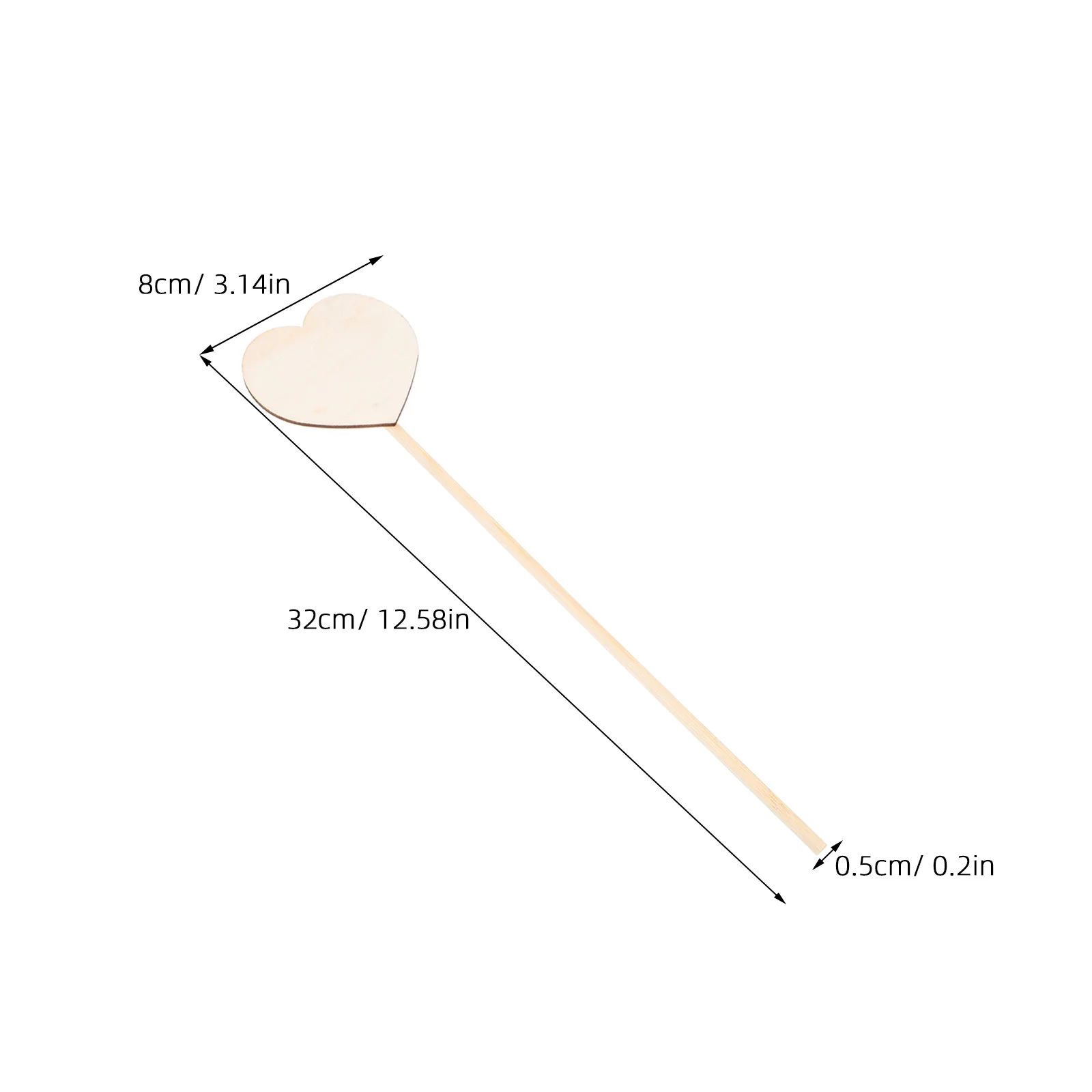 8 قطع من عصا الجنية الخشبية المصنوعة يدويًا للأطفال، مجموعة أدوات الرسم الفنية على الجدران #3