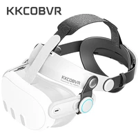 KKCOBVR Q3 Correa para la cabeza Compatible con Meta Quest 3/3S Confort mejorado Reduce el estrés Correa para la cabeza de repuesto Elite para Oculus 3