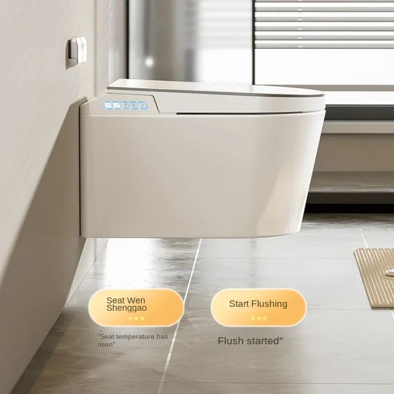 

Wall-Mounted Smart Toilet Home Full-Automatic Integrated Hanging Wall-Mounted Siphon Waterless Pressure Limit Toilet