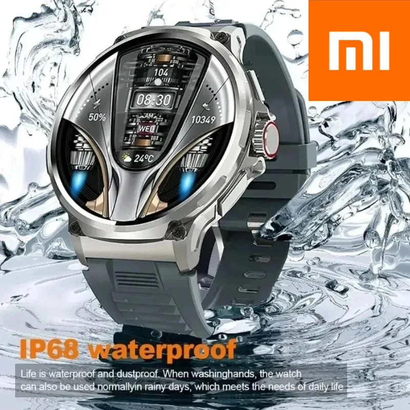 

Xiaomi Новые 710 мАч Bluetooth Call Смарт-часы Мужские спортивные часы Мужские 1,85 "HD Монитор здоровья Водонепроницаемые умные часы для Android