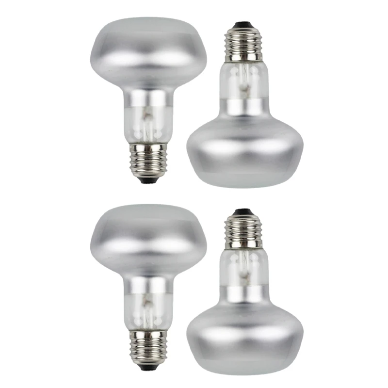 

New 4 Pack 75W Reptile Light UVA Heat Lamp Bulb Bearded Dragon Accessories For Reptiles 220V