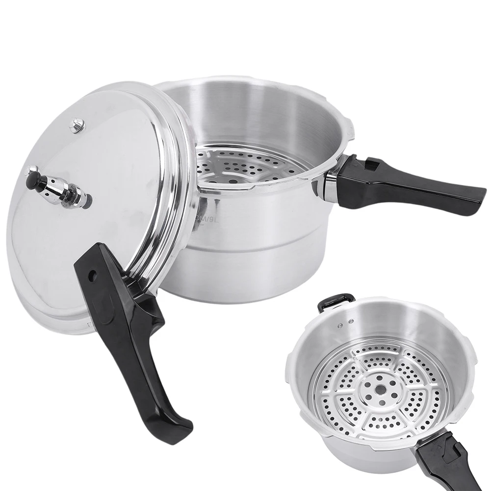 

Алюминиевая скороварка с пароваркой для индукционных плит (9 л)