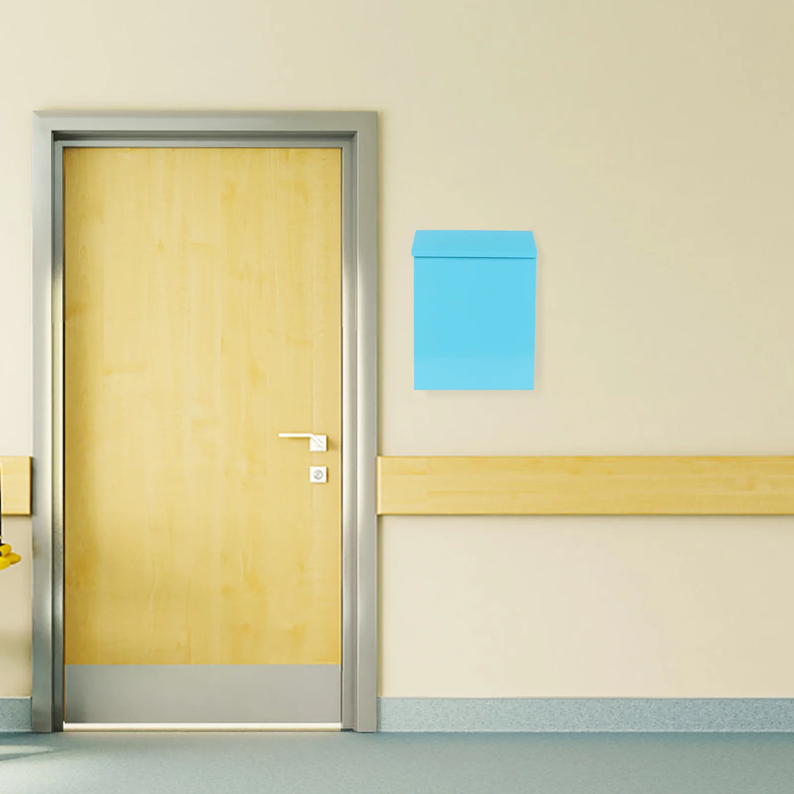 

1Pcs Creative Iron Mailbox Retro Style Letter Box Functional Suggestion Box for Indoor Outdoor Decoration Mailbox