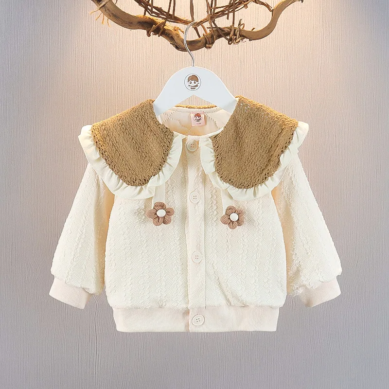 

Girls' Winter Coat Quilted To Keep Warm Jackets 2023 New Baby Girl Western Style Top Winter Baby Girl Clothes 7-12m 13-24m