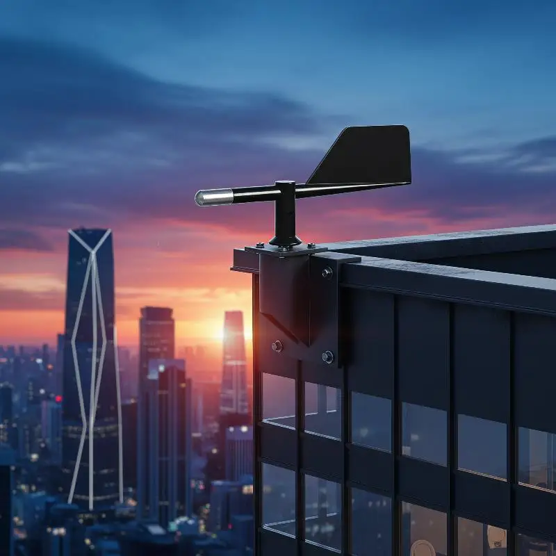 Anemometer Tail Fin Accessory High Precision Sensor for Wind Direction Indicator Port Wind Condition Detection Work